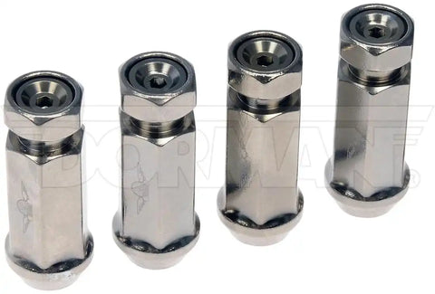Dorman 712-645MXL4 Lug Nut AutoGrade ™ OE Replacement M14-1.50 Thread Size 2.34 Inch Overall Length Hyper Silver Finish Pack Of 4