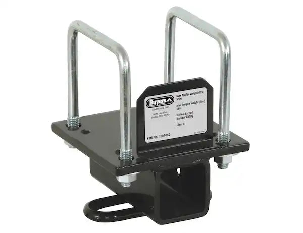 Buyers Products 1804060 Trailer Hitch Rear RV Bumper Mount Mounts To 4 Inch tube Bu