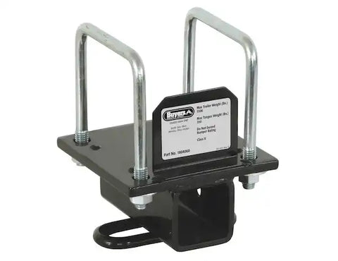Buyers Products 1804060 Trailer Hitch Rear RV Bumper Mount Mounts To 4 Inch tube Bu