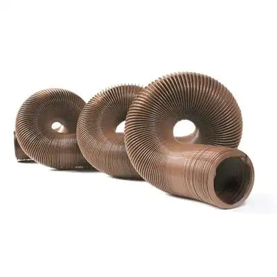 Camco 39631 Sewer Hose 20 Foot Length 32 Inch Compressed Length 15 Mils HTS ™ Vinyl Brown Hose