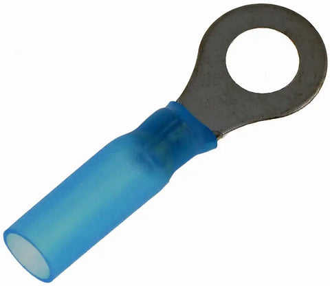 Dorman 85210 Wire Terminal End Conduct-Tite ® 1/4 Inch Ring Terminal 16-14 Gauge Wire Waterproof Blue Pack of 10