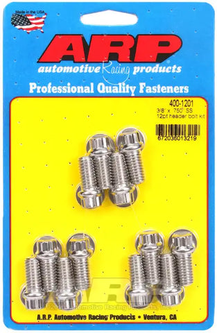 ARP Auto Racing 400-1201 Exhaust Header Bolt For Use With Chevy Small Block 3/8 - 1