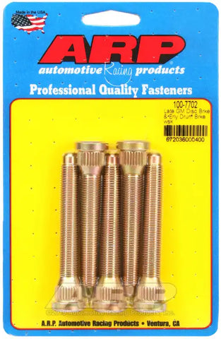 ARP Auto Racing 100-7702 Wheel Stud 7/16 Inch - 20 Thread Size 3.200 Inch Under Hea