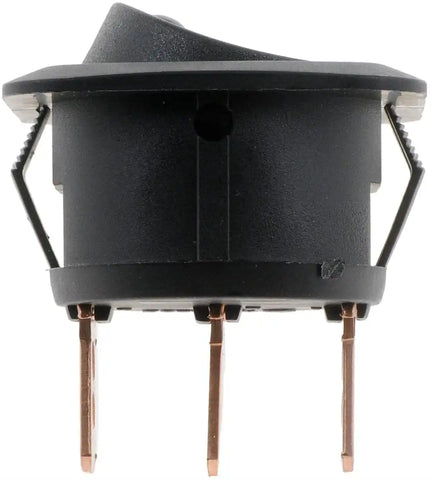 Dorman 84880 Multi Purpose Switch Conduct-Tite ® 12 Volt 25 Amp Max Rocker Round Illuminated Black With Red LED Without Safety Cover