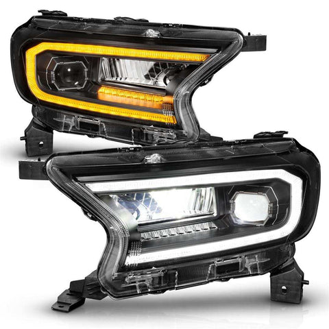 ANZO USA 111613 Headlight Assembly LED Bulb Projector Beam With Initiation/ LED Day