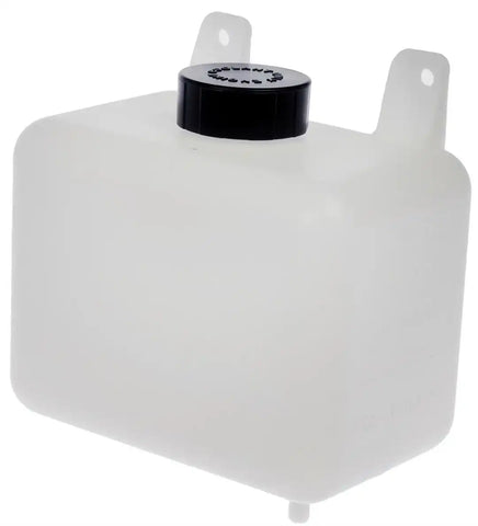 Dorman 603-001 Radiator Overflow Tank OE Solutions ™ 166 Millimeter Height x 126 Millimeter Length Natural Plastic With Twist Cap 3 Bolt Hole Mounting