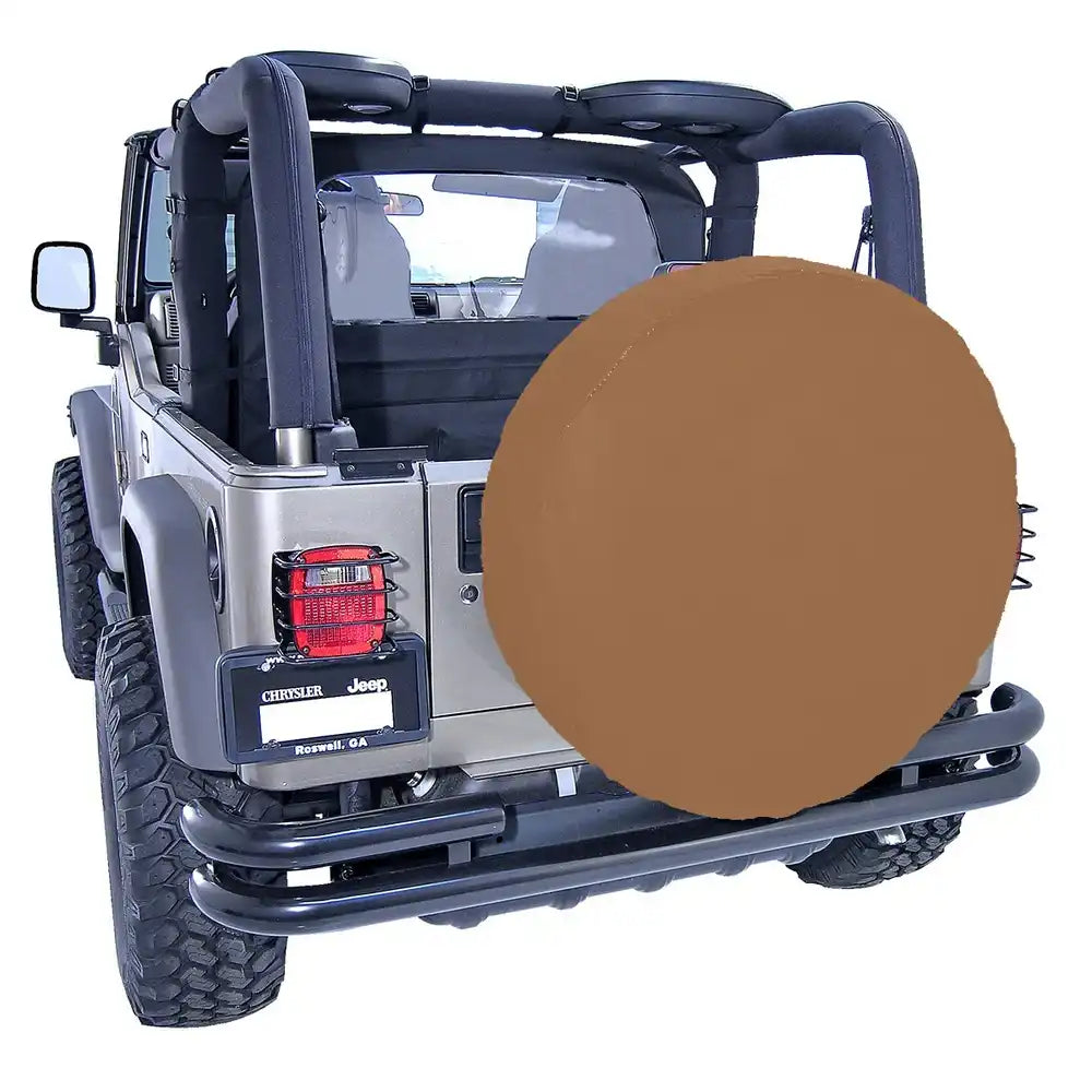 Rugged Ridge 12802.37 Spare Tire Cover Fits 30 Inch To 32 Inch Diameter Spice Poly