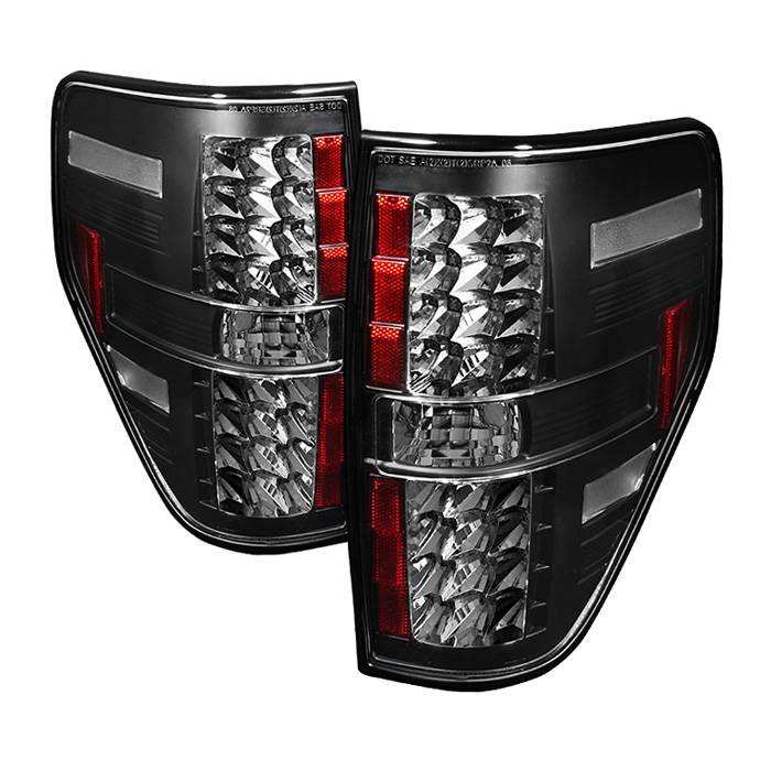 Spyder Automotive 5008374 Tail Light Assembly LED Clear Lens Black Housing Uses O
