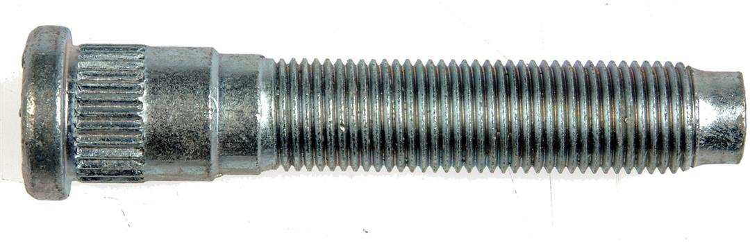 Dorman 610-303 Wheel Stud AutoGrade ™ OE Replacement 0.677 Inch Knurl Diameter 0.938 Inch Shoulder Length 3.280 Inch Length 9/16-18 Thread Size Boxed Right Hand Thread Serrated Set of 10