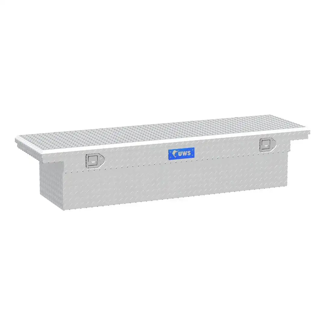 UWS TBS-69-LP Tool Box Crossover Low Profile Single Lid Diamond Tread Bright Alu