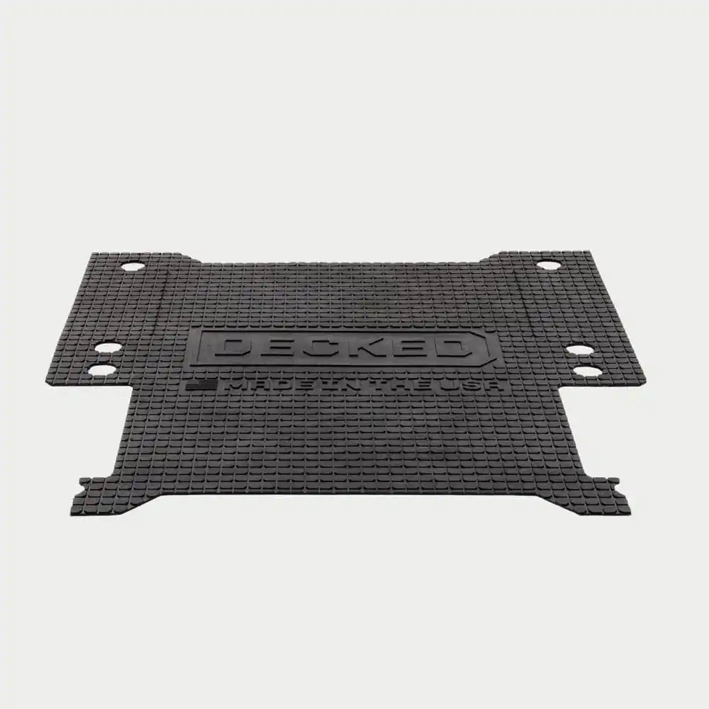 Decked A0078-BMYS-BLK Tool Box Mat 57 To 74-1/2 Inch Length x 53.7 To 63-1/2 Inch Wi