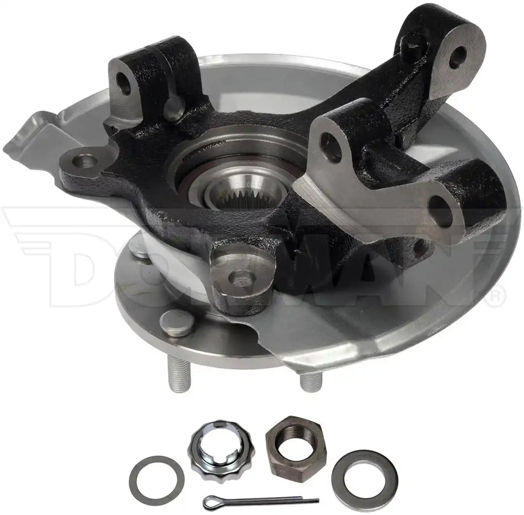 Dorman 698-411 Wheel Bearing and Hub Assembly OE Solutions ™ OE Replacement With Knuckle/ Backing Plate/ Hub/ Bearing And Axle Nut