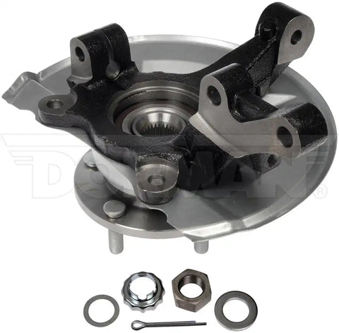 Dorman 698-411 Wheel Bearing and Hub Assembly OE Solutions ™ OE Replacement With Knuckle/ Backing Plate/ Hub/ Bearing And Axle Nut