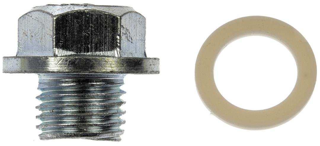 Dorman 65253 Oil Drain Plug AutoGrade ™ OE Replacement 17 Millimeter Head M14 -1.5 Thread 0.398 Inch Shank Length Single Without Magnetic Tip With Gasket