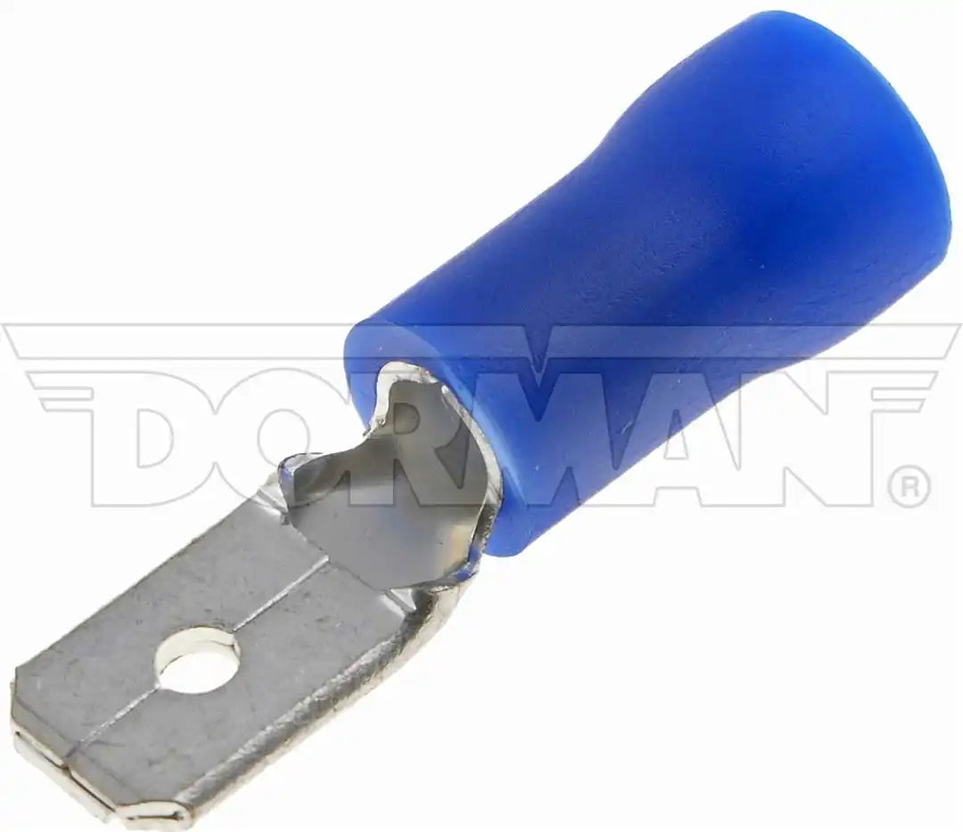 Dorman 85549 Wire Terminal End Conduct-Tite ® 0.187 Inch Male Disconnect Terminal 16-14 Gauge Wire Blue Pack of 5