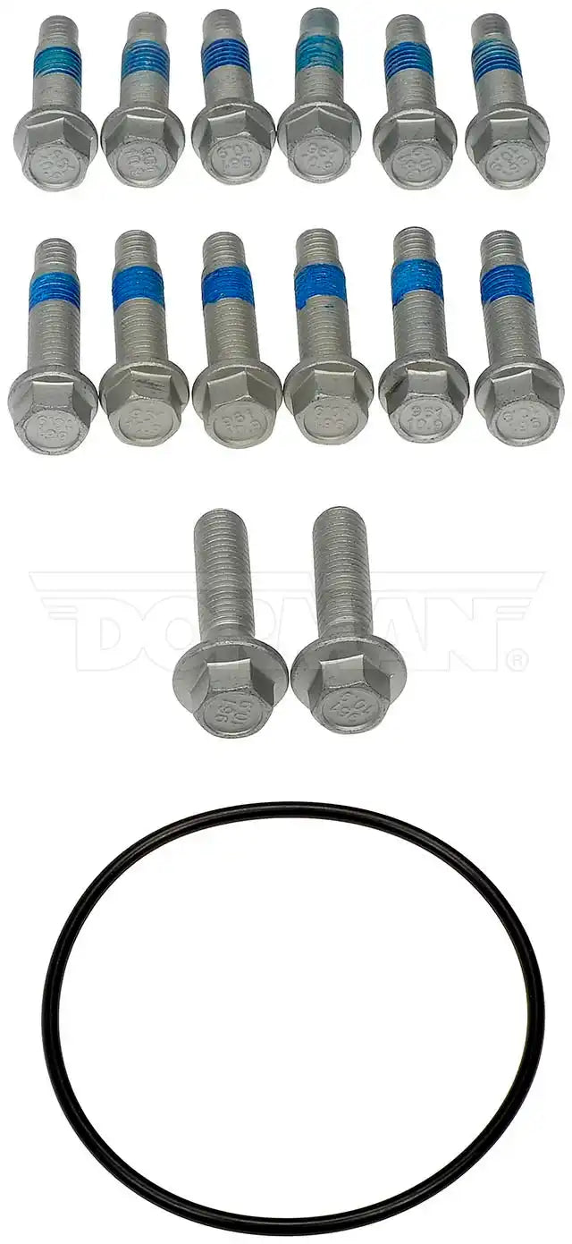 Dorman 966-003 Wheel Hub Bolt OE Solutions ™ OE Replacement Carbon Steel Coarse Thread Type With 6 Hub Bolts/ 6 Rotor Bolts/ 2 Bracket Bolts/ 1 O-Ring Boxed