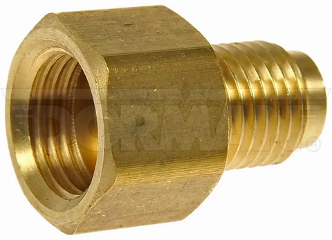 Dorman 785-434D Brake Line Fitting OE Solutions ™ 1/4 Inch x 3/16 Inch Thread 0.3 Inch Diameter Brass Single