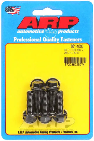 ARP Auto Racing 661-1002 Bolt Metric Bolt 8 Millimeter x 1.25 Thread Size 25 Milli