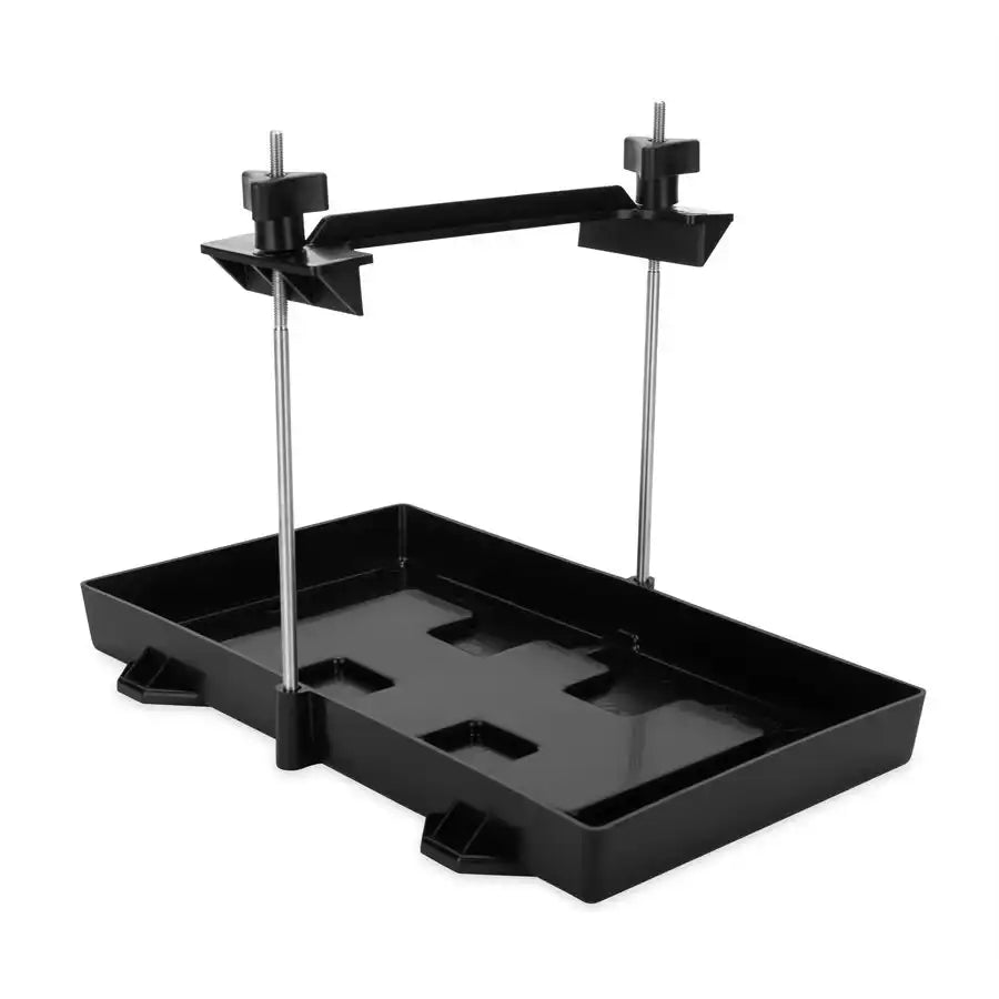 Camco 55404 Battery Tray Fits Group 27, 30 and 31 Batteries Heavy Duty Acid Resista