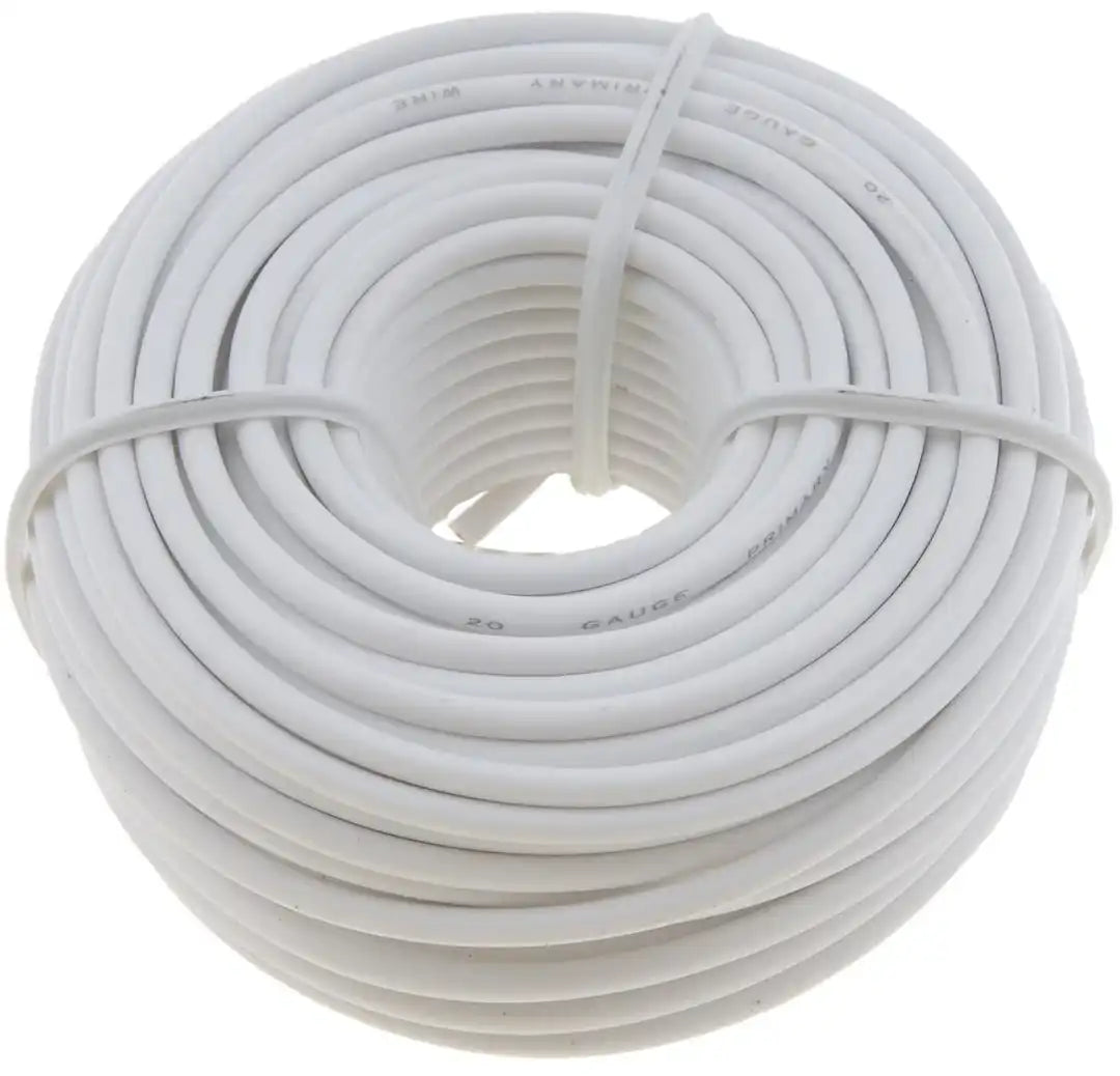 Dorman 86753 Primary Wire Conduct-Tite ® OE Replacement Stranded Conductor 20 Gauge White 40 Feet Length Copper Conductor/ PVC Insulation