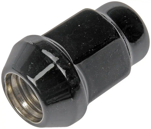 Dorman 711-305A Lug Nut AutoGrade ™ M12 - 1.50 Thread 60 Degree Conical Seat Acorn Lug 1.380 Inch Overall Length 19 Millimeter Hex Size Chrome Plated Black Steel Clamshell Set of 4