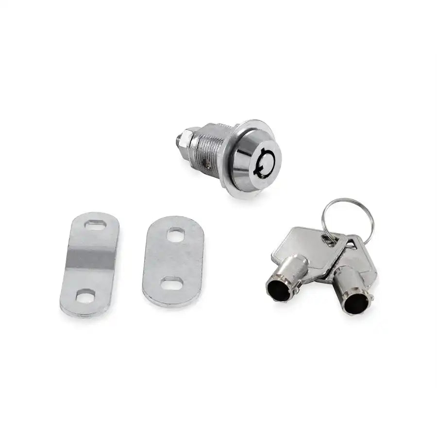 Camco 44303 Lock Cylinder For Baggage Compartment Doors Keyed ACE Cam Lock 7/8 Inch Single With 2 ACE Keys
