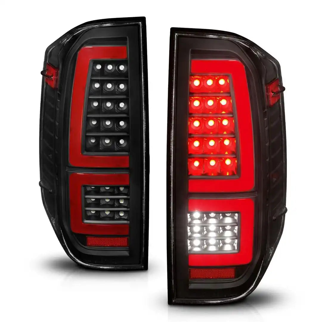 ANZO USA 311436 Tail Light Assembly LED Clear Lens Black Housing Red Brake Light/