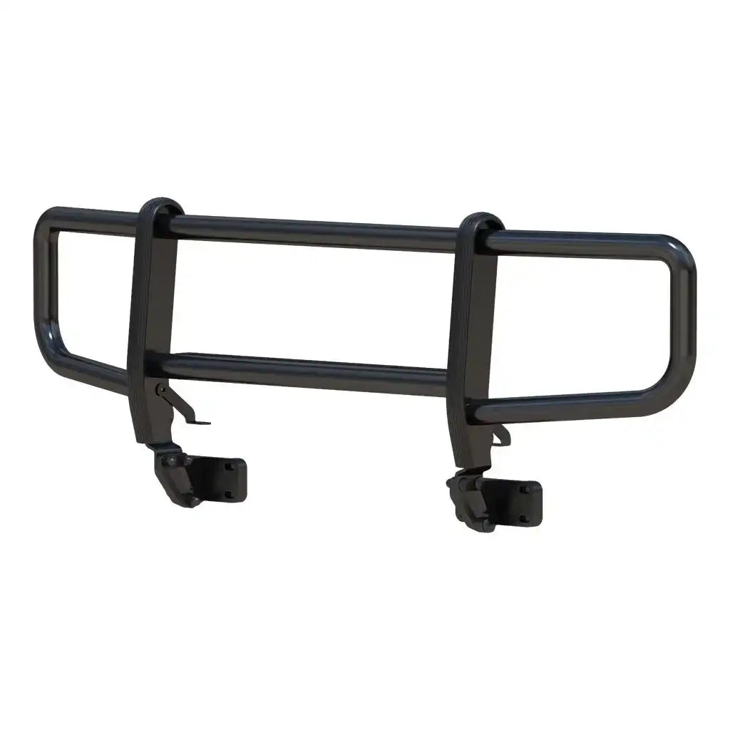 Aries 7100 Grille Guard Powder Coated Black Steel With Brush Guard Without Skid 