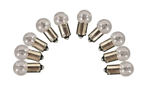 Camco 54714 Instrument Panel Light Bulb 57 Auto Instrument Package of 10