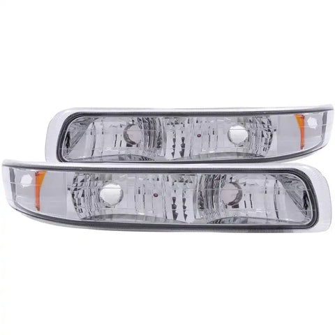ANZO USA 511064 Parking/ Turn Signal Light Assembly Euro Clear Lens With Amber Refl