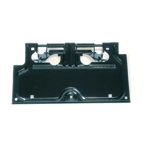 Rugged Ridge 11233.01 License Plate Bracket Black Steel Stock Replacement