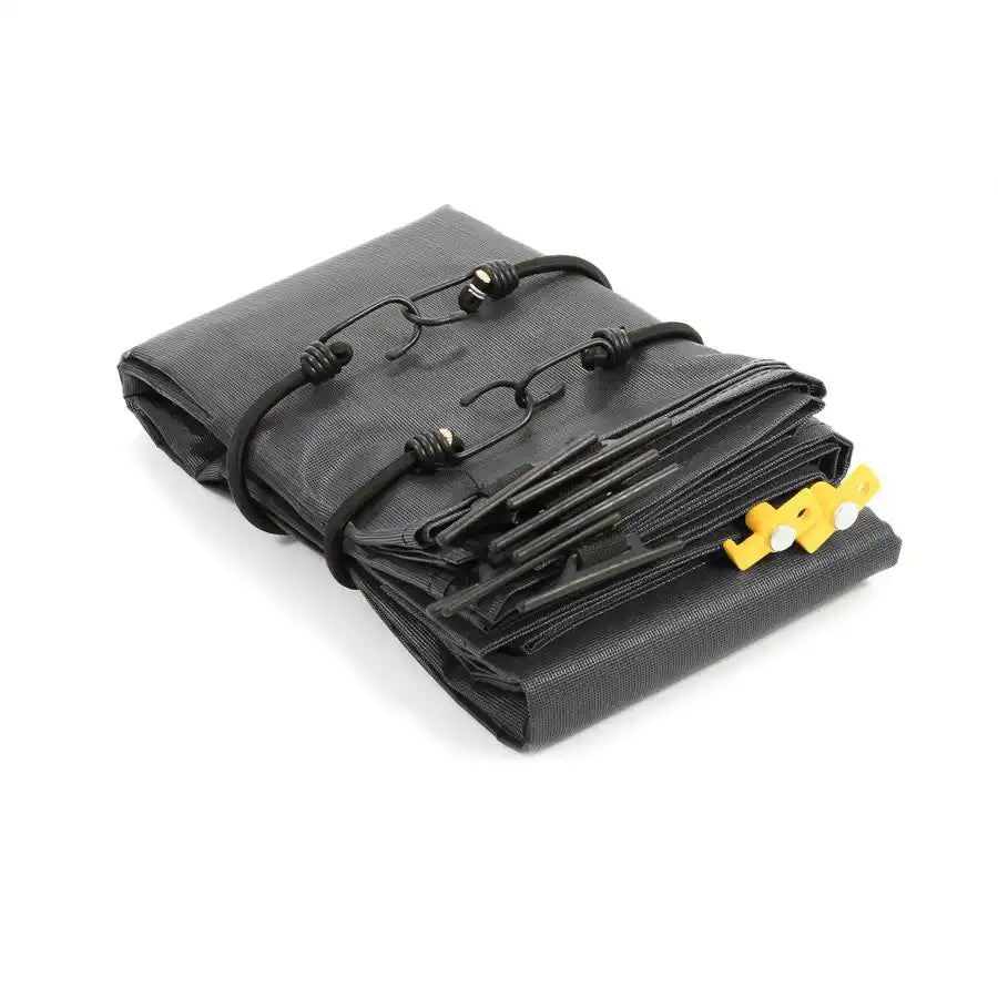 Camco 51451 Awning Sun Block Panel For Use Along Awning Length 4 Foot 6 Inch Drop x 10 Foot Length Black