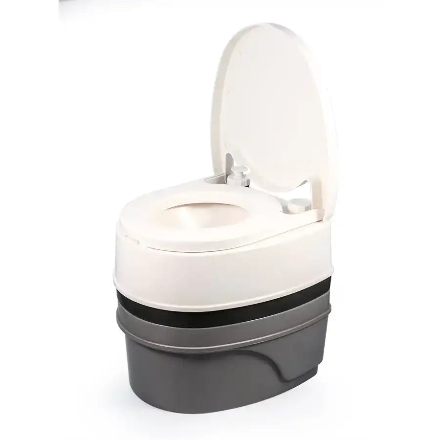 Camco 41545 Toilet Portable 5.3 Gallon Tank Pump Flush Full Bowl Flush