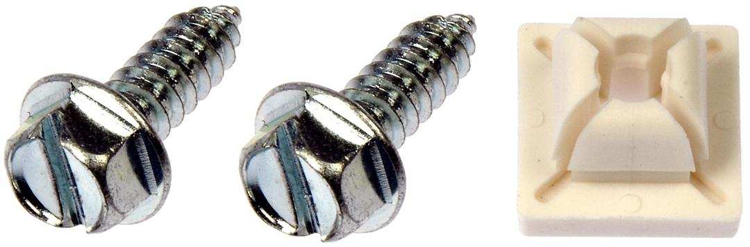 Dorman 785-101D License Plate Mounting Hardware OE Solutions ™ License Plate Fastener Number 14 x 3/4 Inch 3/4 Inch Length With 12 Fasteners