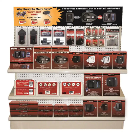 AP Products 013-4020 Plan-O-Gram Key'd-A-Like Locks 4 Foot With 4 Each Of 013-2270