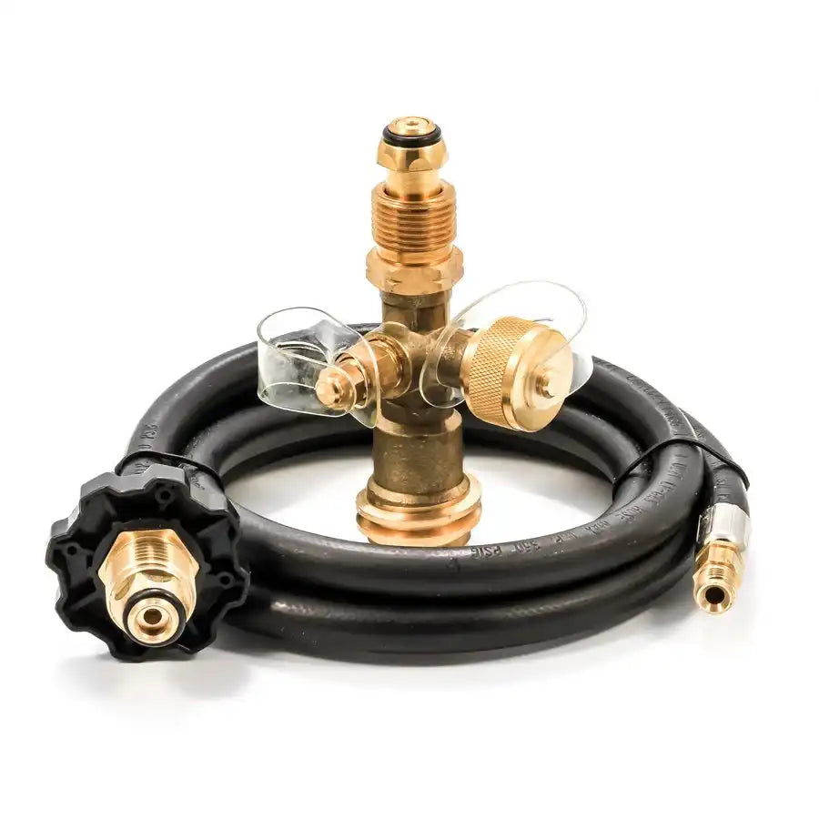 Camco 59125 Propane Supply Splitter Allows Connection of Additional Appliances