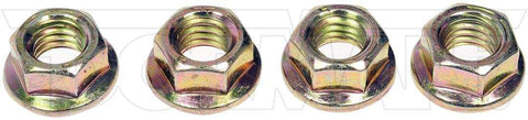 Dorman 962-012D Nut OE Solutions ™ Flanged Nut 3/8-16 Inch Thread Size Zinc Plated Steel Pack Of 4