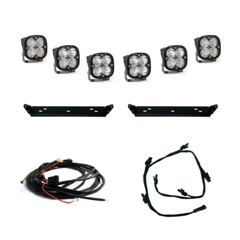 Baja Design 448062 Driving/ Fog Light Squadron LED Bulb 4 Cree LED 3 Inch Square