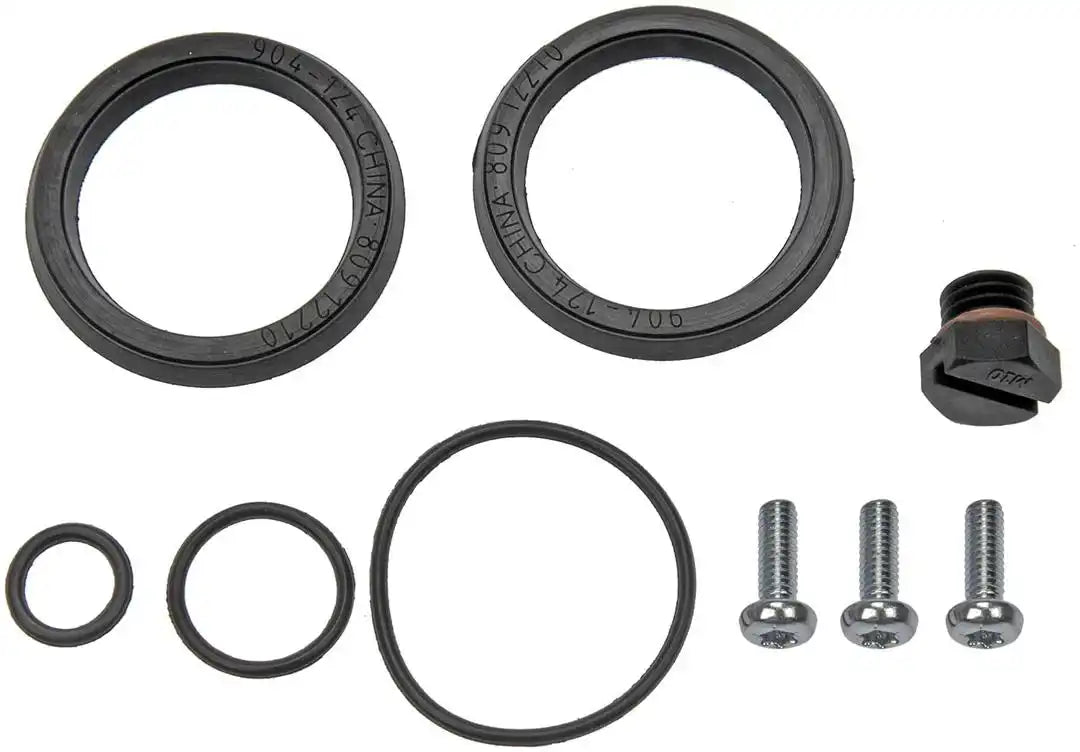 Dorman 904-124 Fuel Filter Primer Housing Seal Kit OE Solutions ™ OE Replacement Five Rubber Gaskets/ Three Screws/ Bleeder/ Instruction Sheet