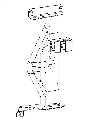Go Rhino 701011T Jack Mount Hi-Lift Mounts To Driver Side Front Quarter Panel/ Hood