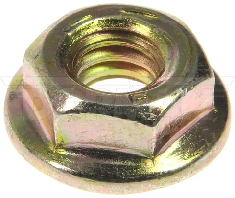 Dorman 962-010D Nut OE Solutions ™ Flanged Nut 1/4-20 Inch Thread Size Zinc Plated Steel Pack Of 4
