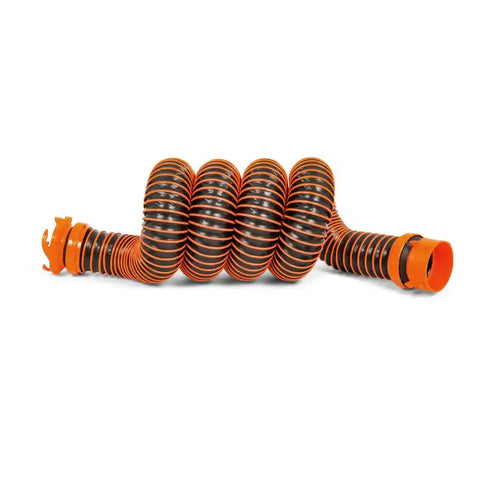 Camco 39863 Sewer Hose RhinoEXTREME ™ 10 Foot Length Extension Black Hose With Swivel Lug and Swivel Bayonet Fittings and Reusable Locking Ring