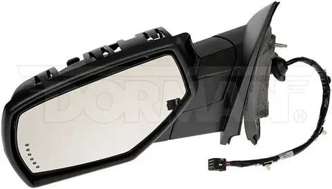 Dorman 959-218 Exterior Mirror Cover OE Solutions ™ OE Replacement Full Cover Matte Black Plastic Power Heated Foldaway With Turn Signal