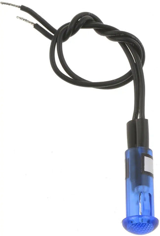 Dorman 84911 Multi Purpose Light Conduct-Tite ® 0.406 Inch Length X 0.406 Inch Width Mini Round Bezel Free 12 Volt Pressure Fit Mount Without Switch Blue Black Plastic LED Bulb Single