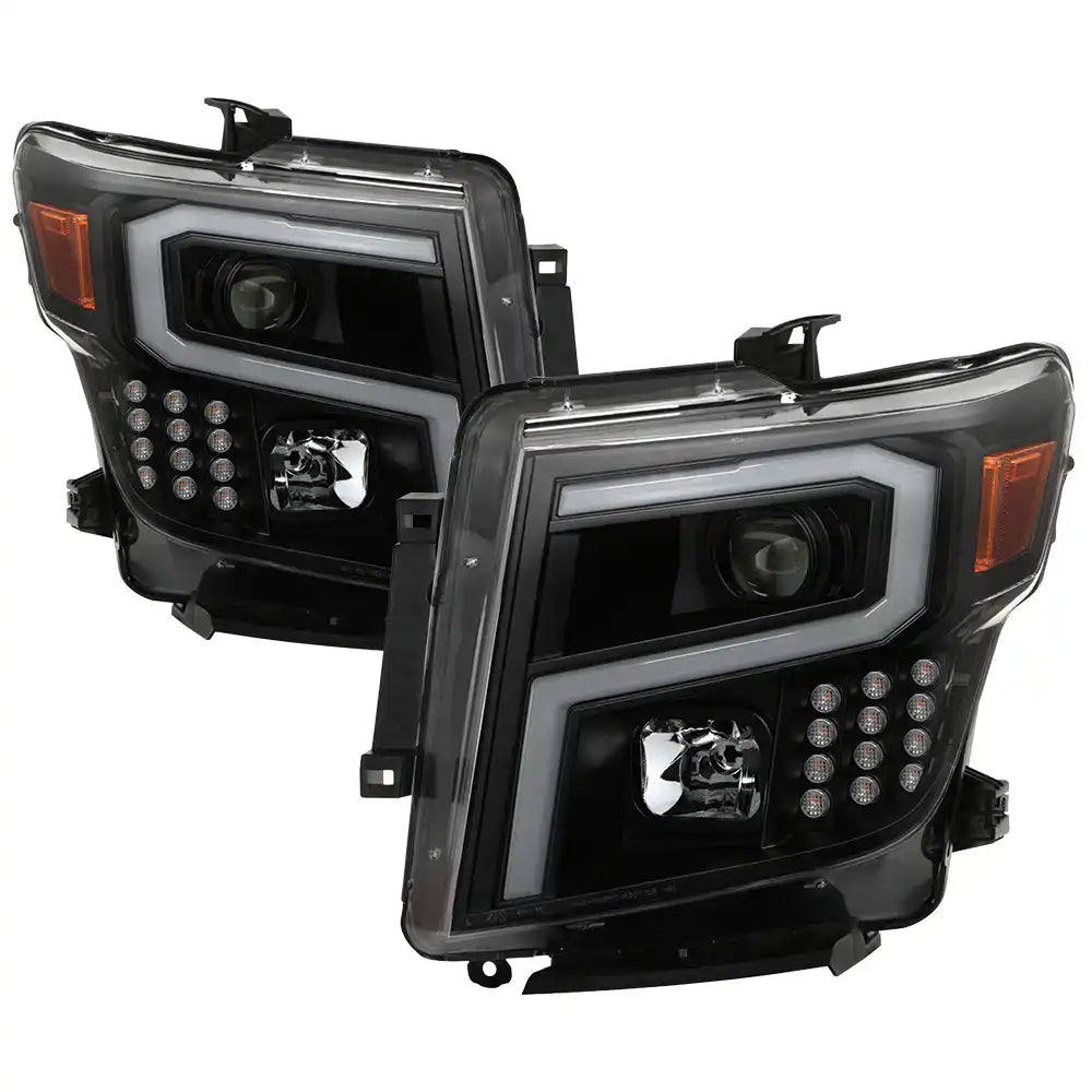Spyder Automotive 9049231 Headlight Assembly Projector Beam With Daytime Running Lig