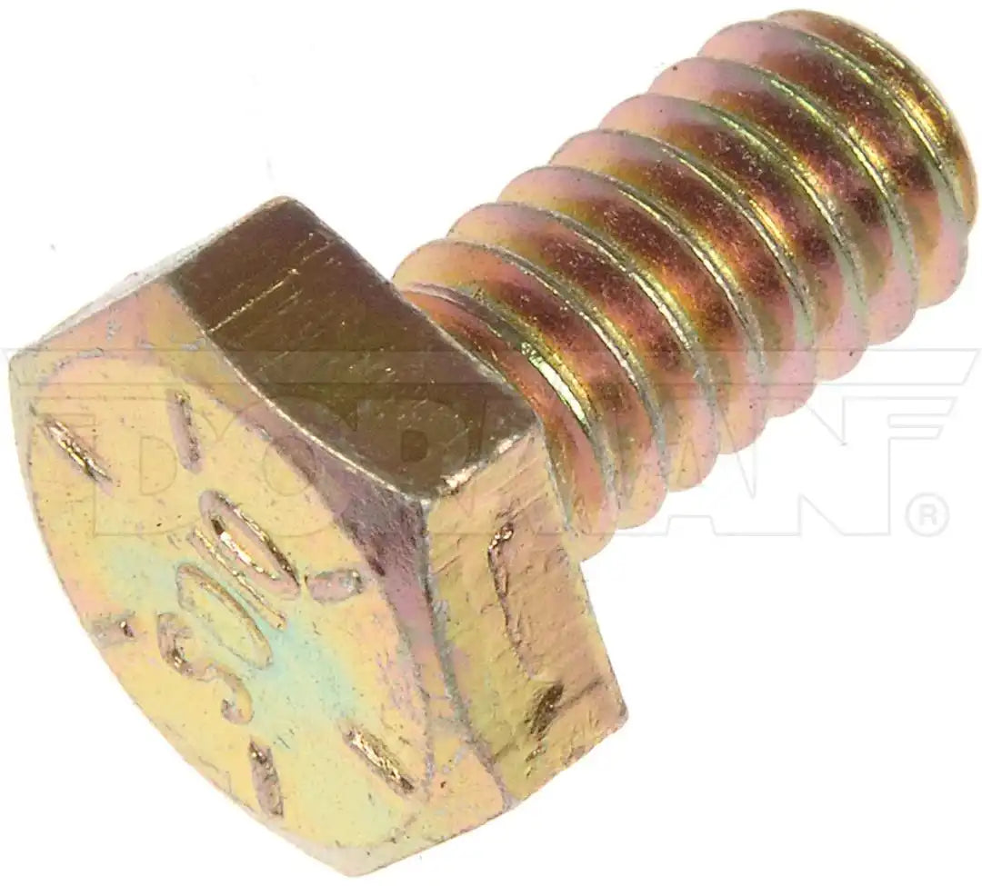 Dorman 981-212D Bolt AutoGrade ™ M6-1.0 Thread Size 12 Millimeter Length Hex Head Zinc Plated Steel Pack Of 4 Clamshell Package