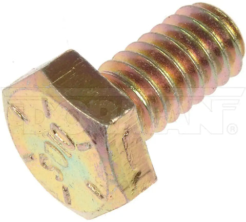 Dorman 981-212D Bolt AutoGrade ™ M6-1.0 Thread Size 12 Millimeter Length Hex Head Zinc Plated Steel Pack Of 4 Clamshell Package