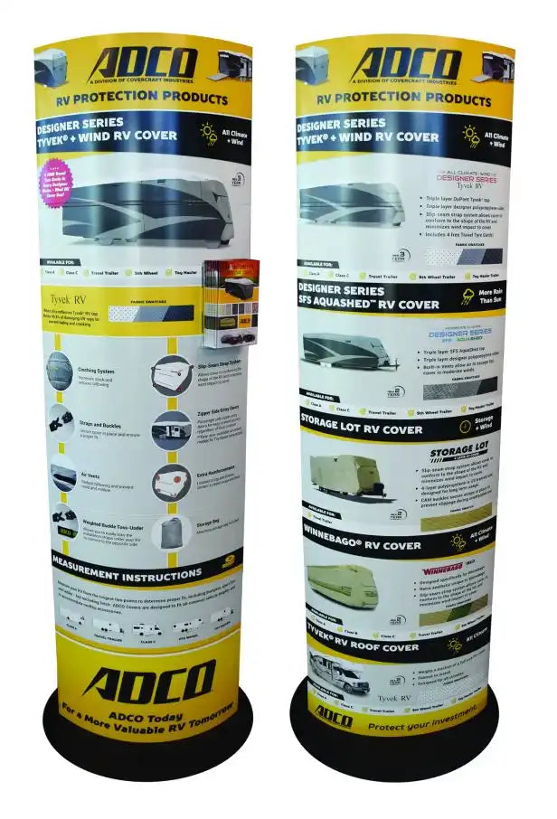 Adco D0047 Point Of Purchase Display RV LAMa Display To Showcase ADCO Protective Co