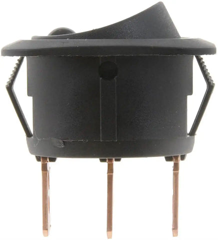 Dorman 84881 Multi Purpose Switch Conduct-Tite ® 12 Volt 25 Amp Max Rocker Round Illuminated Black With Blue LED Without Safety Cover
