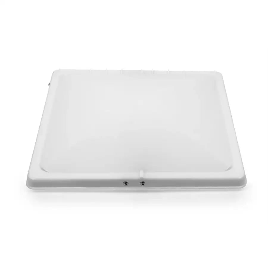 Camco 40153 Roof Vent Lid For 14 Inch x 14 Inch Vents Jensen For Metal Vent Manufactured 2004 and On White Polypropylene